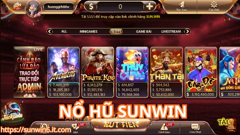 Giới thiệu sảnh nổ hũ Sunwin