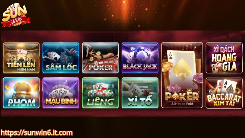 Top các tựa game bào Sunwin hấp dẫn nhất